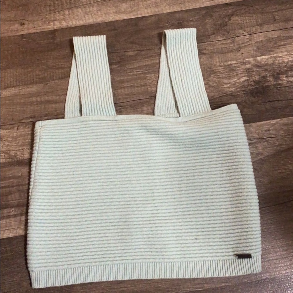 light green/ mint hollister tank top